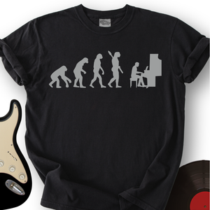 Evolution with Piano T-Shirt