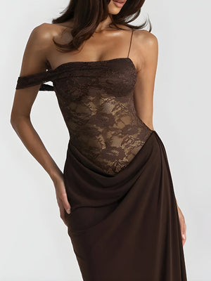 Lace Bodice Maxi Dress