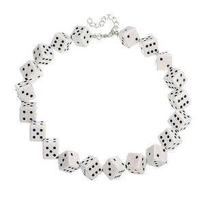 Lucky Roll Dice Choker