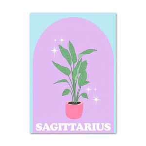 Pastel Zodiac Signs Canvas Poster