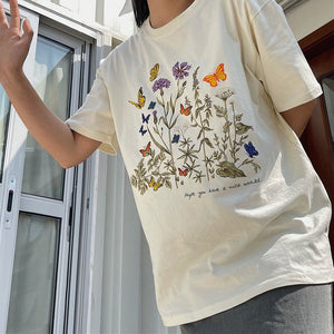 Plant Mom Aesthetic Graphic T-Shirt