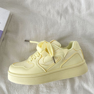 Self Made Skater Sneakers in Yellow