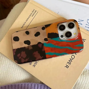 Patchwork Pattern iPhone Case