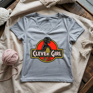 Clever Girl Lady V-neck