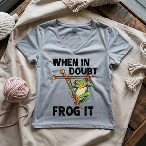 Frog It Lady V-neck