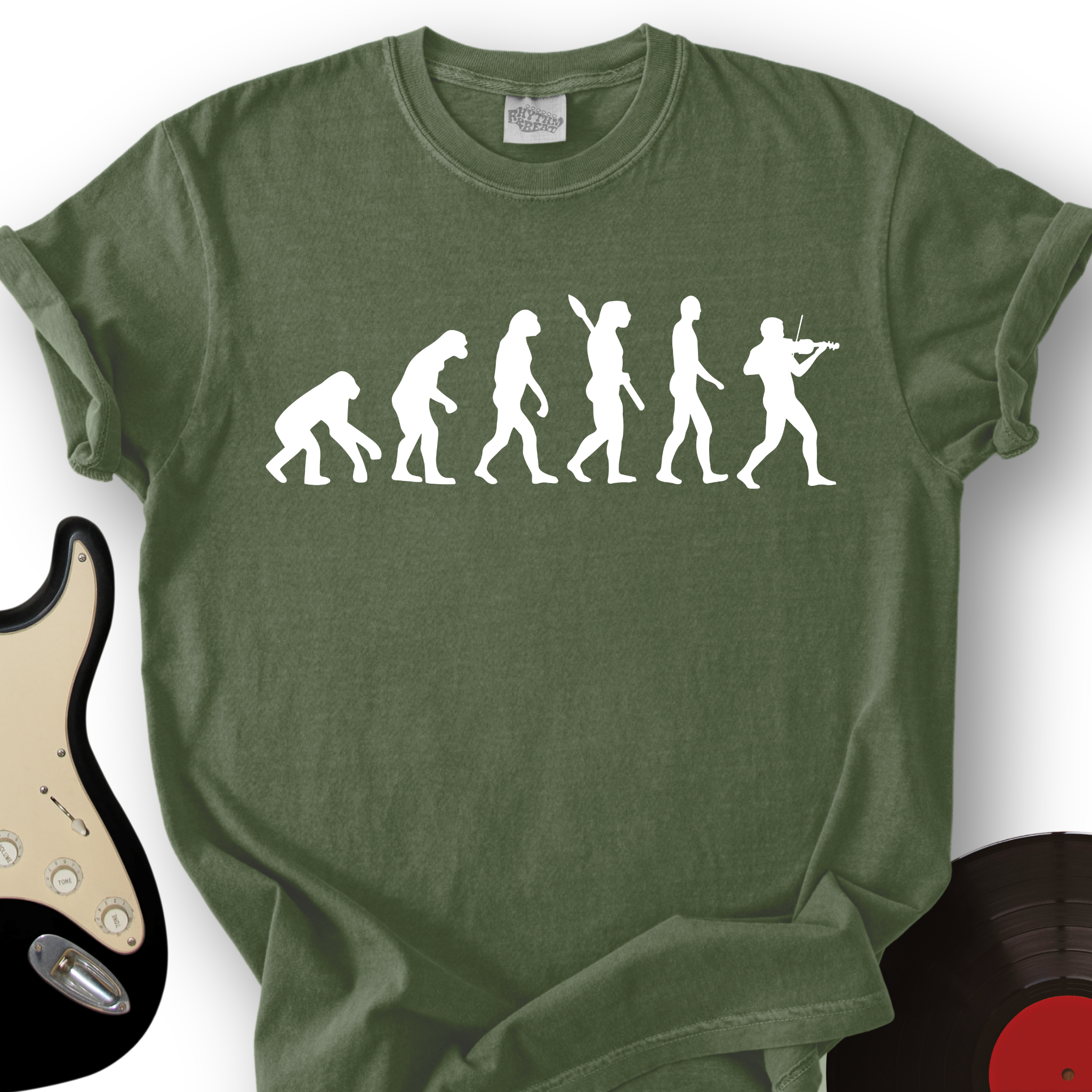 Evolution of a Violin Player T-Shirt