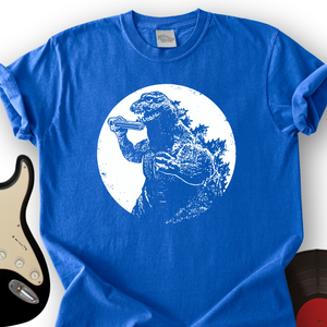 Dinosaur Playing Harmonica T-Shirt