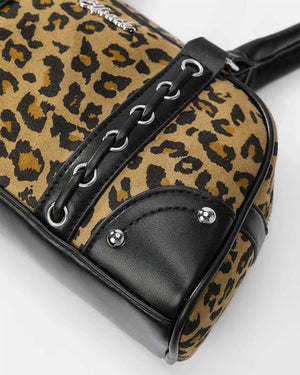 2000s Leopard Print Shoulder Bag