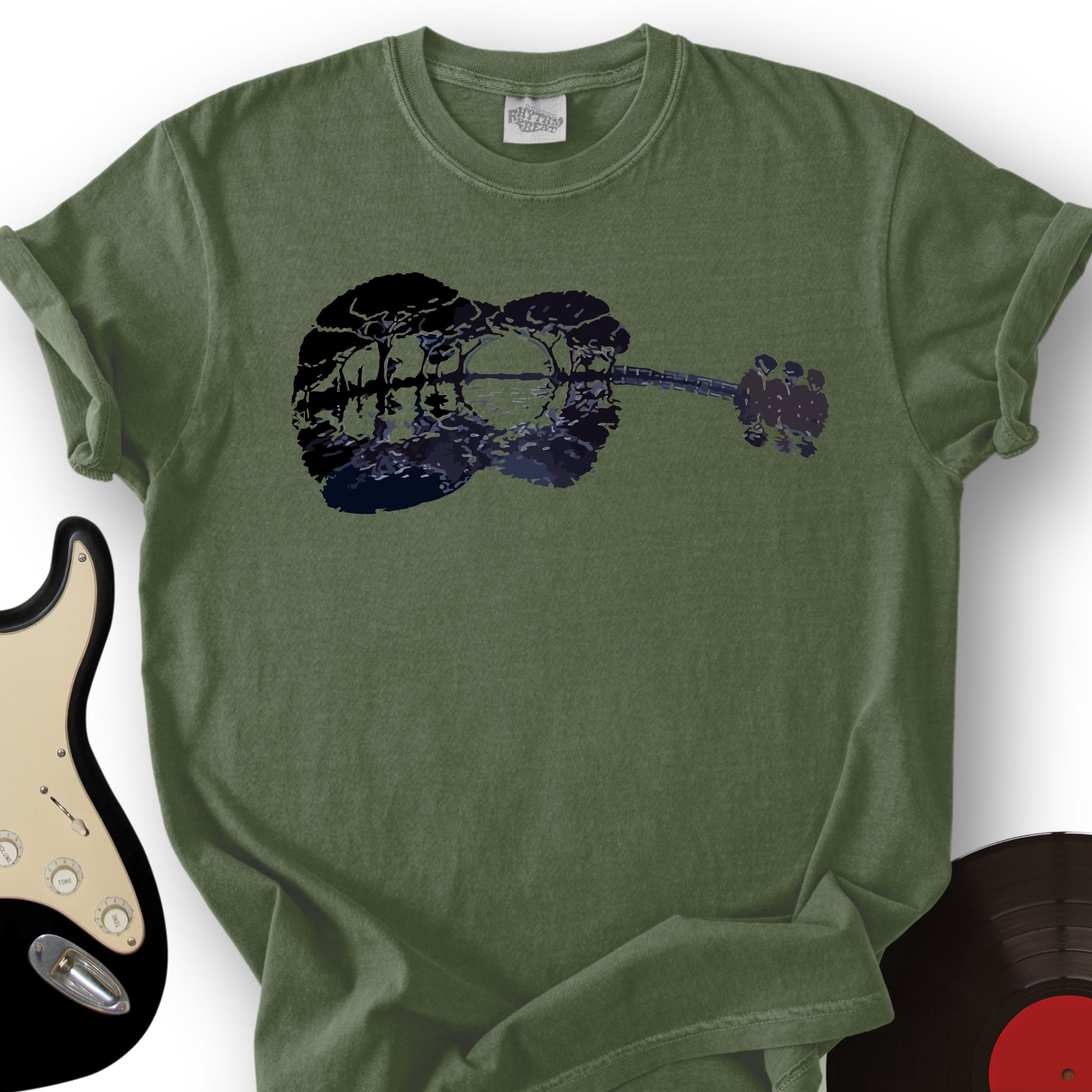 Guitar Moonrise T-Shirt