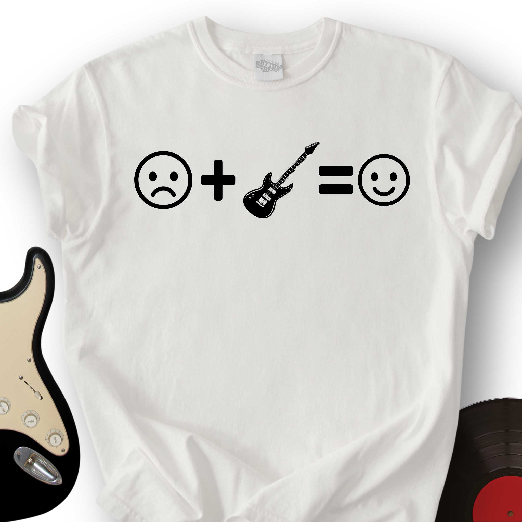 Electric Guitar Makes Me Happy T-Shirt