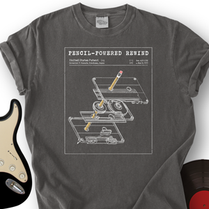 Cassette Rewind Diagram T-Shirt