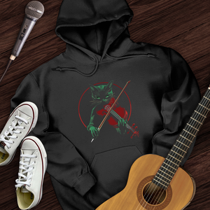 Black Cat Violin Hoodie