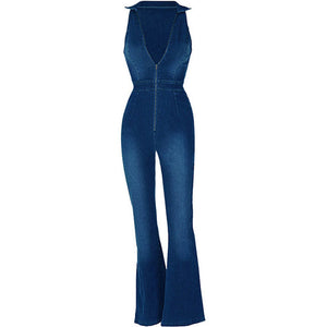 Nostalgic Games Denim Jumpsuit