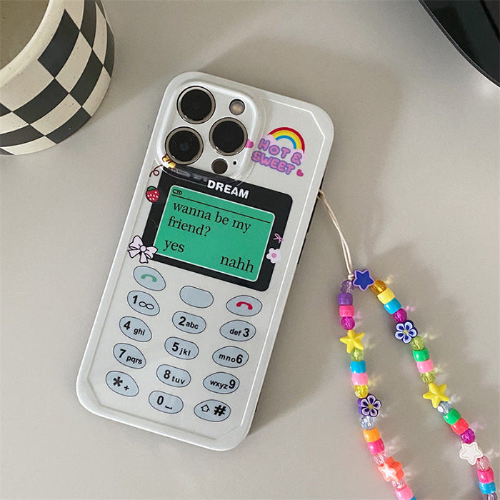 Be My Friend iPhone Case