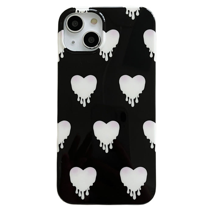 Black & White Heart iPhone Case