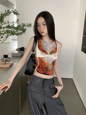 Body Printed Tank Top