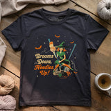Broom Down, Needles Up T-shirt
