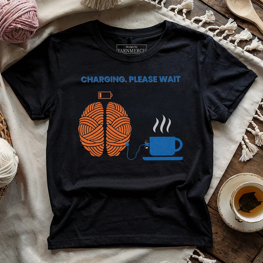 Charging. Please Wait T-shirt