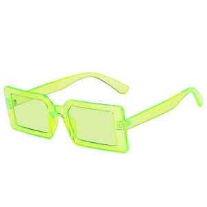 Coffee Time Rectangle Sunglasses