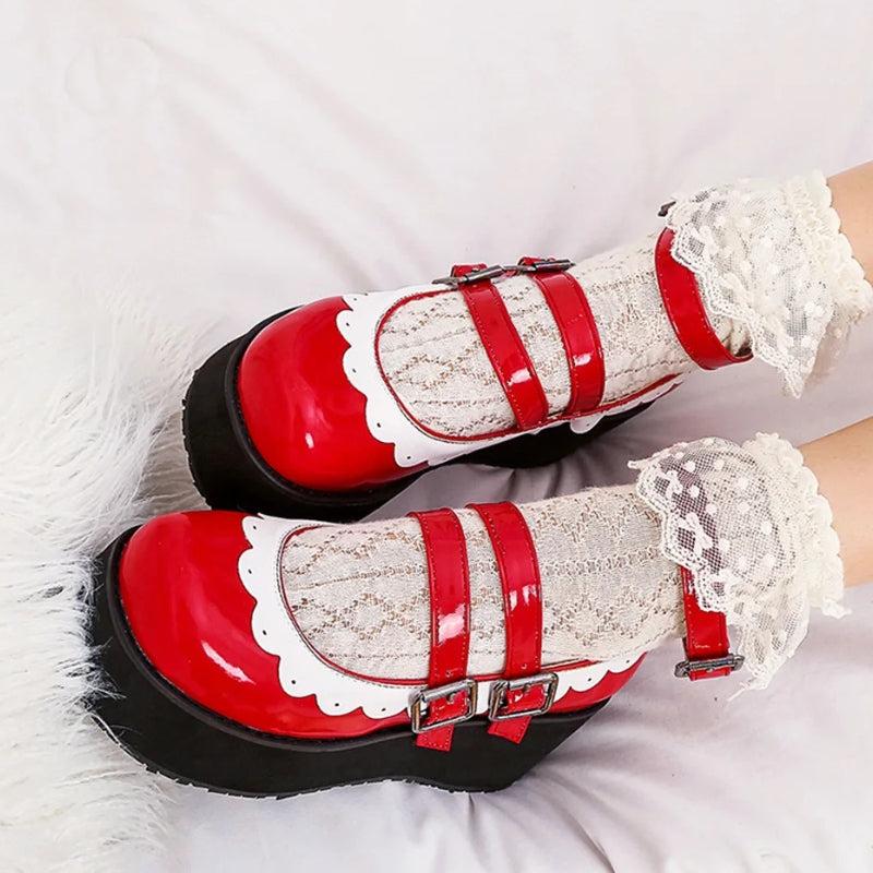 Coquette Platform Mary Jane Shoes