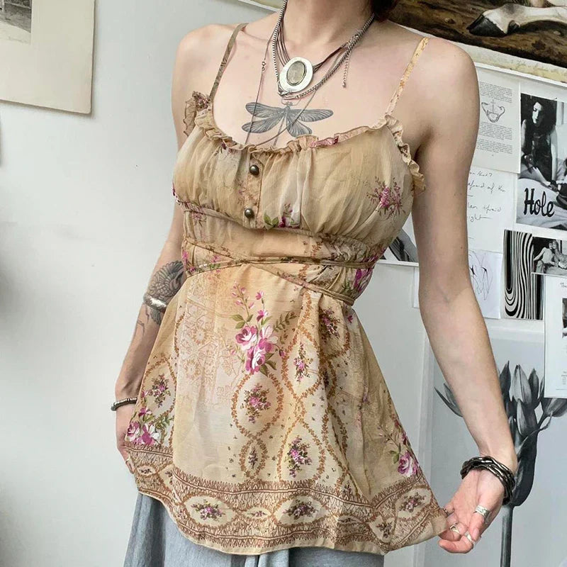 Cottagecore Babydoll Top