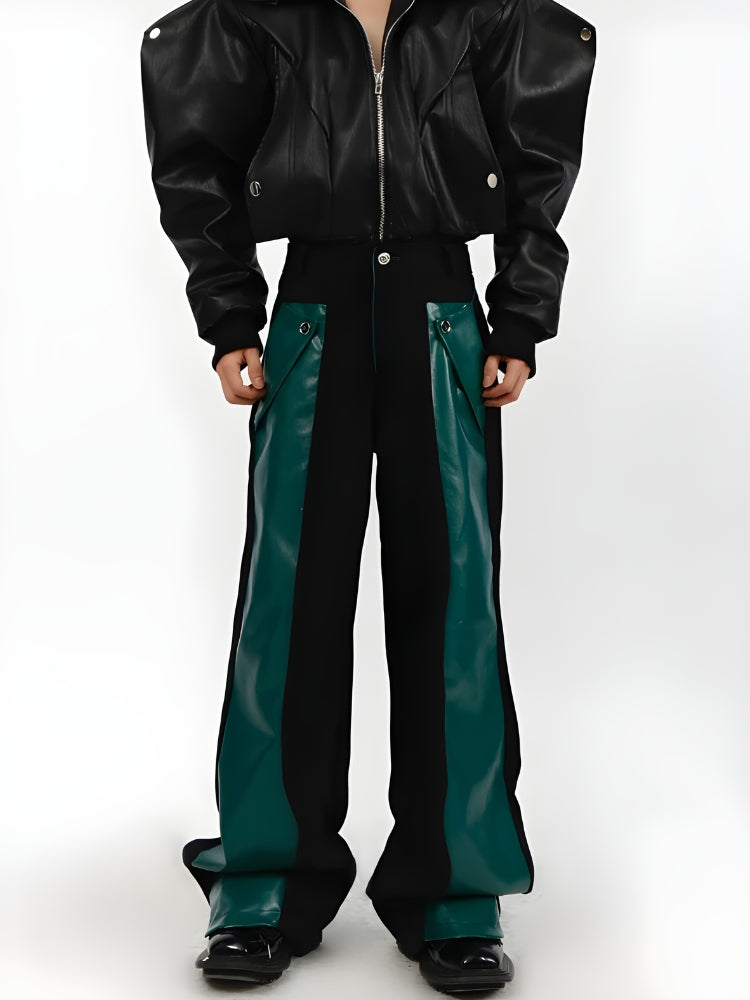 Cyberpunk Faux Leather Pants