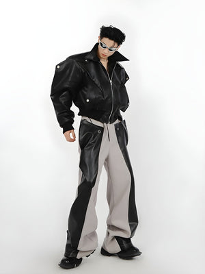 Cyberpunk Faux Leather Pants