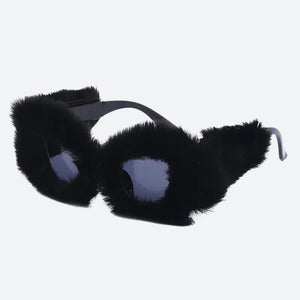 Fluffy Cat Eye Sunglasses