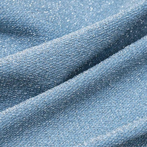 Glitter Backless Crop Top