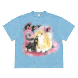 Graffiti Dreams Cat Shirt