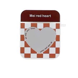 Heart Check Pattern AirPods Case