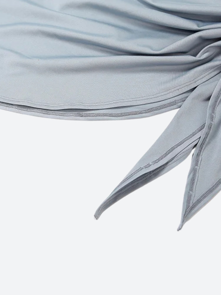 High Cut Swimsuit & Skirt Two Piece Set