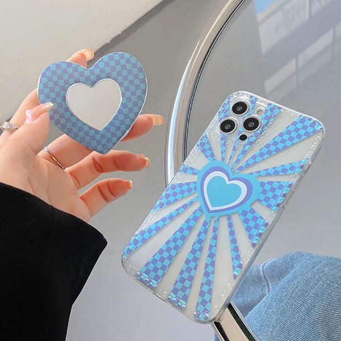 Indie Heart Checkered iPhone Case