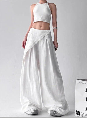 Overlay Wide Leg Pants