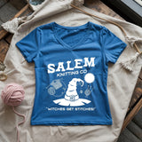 Salem Knitting Lady V-neck