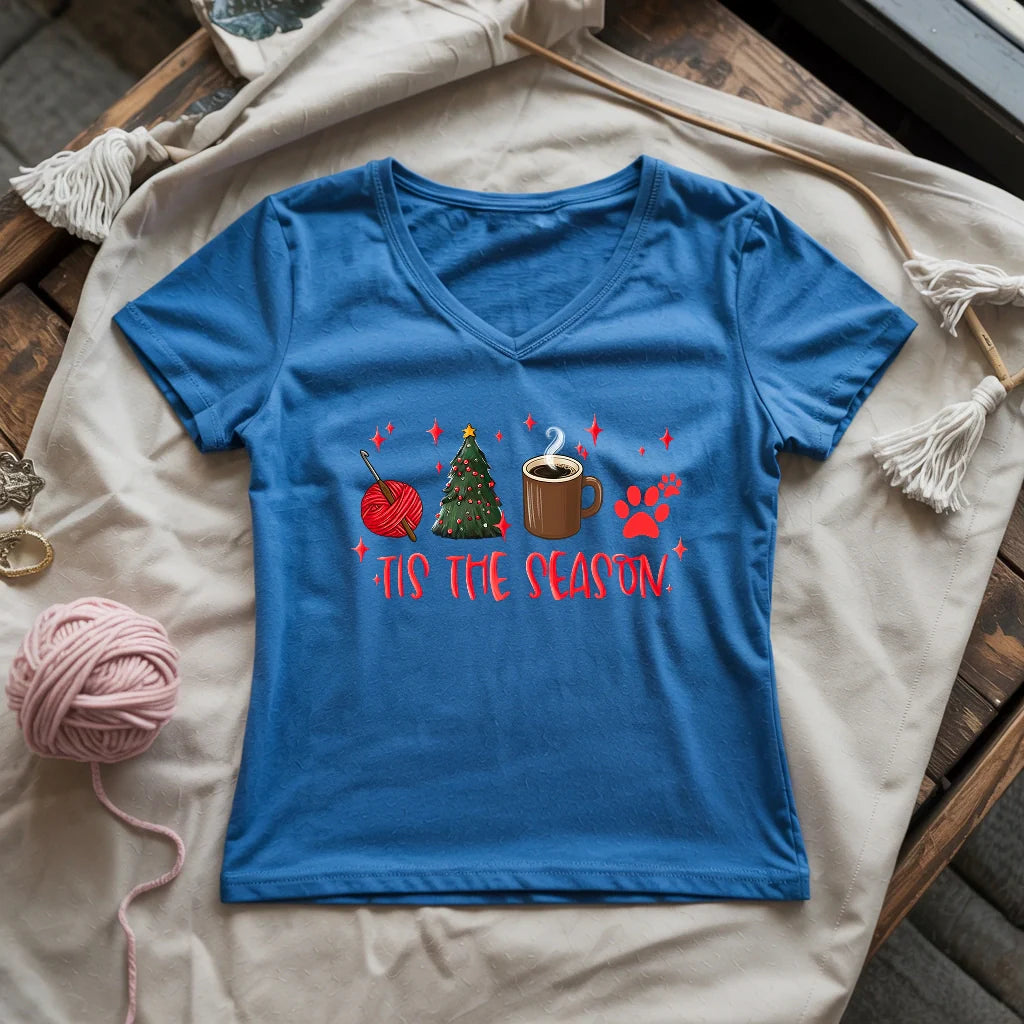 Tis The Season Lady V-neck