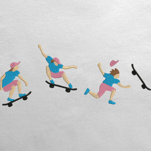 Skateboard Fail T-Shirt, Size S