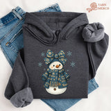 Snowman Crocheter Hoodie