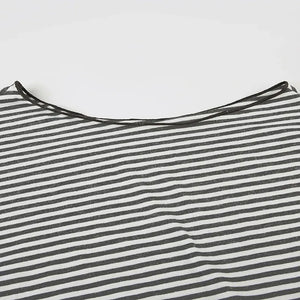 Striped Neck Tie Top