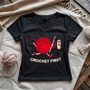 Crochet First Lady V-neck