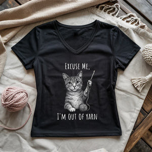 I'm out of yarn Lady V-neck