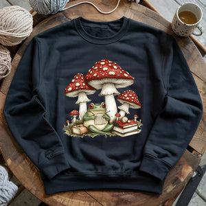 Knitting Frog Sweatshirt