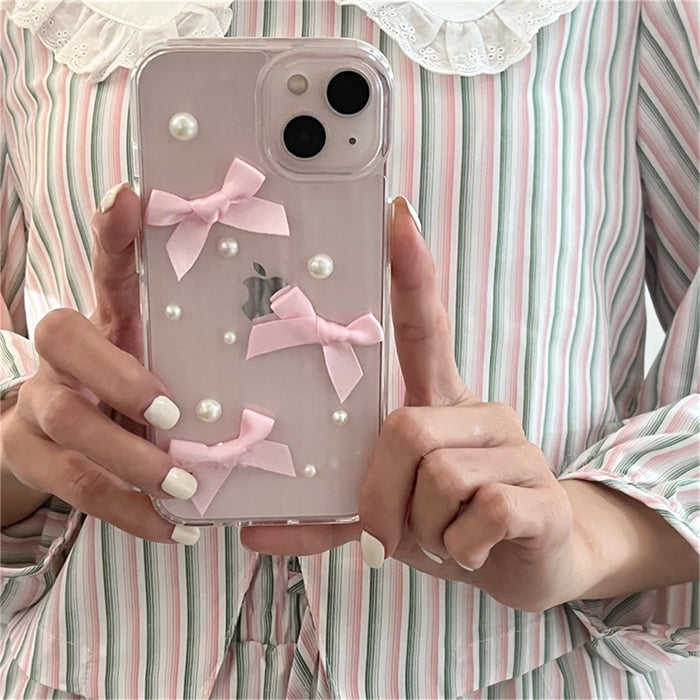 Bows Pearl iPhone Case