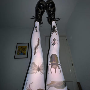 Bug Patterned Tights