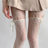 Coquette Bow Lace Tights