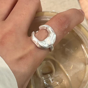 Crescent Chunky Ring
