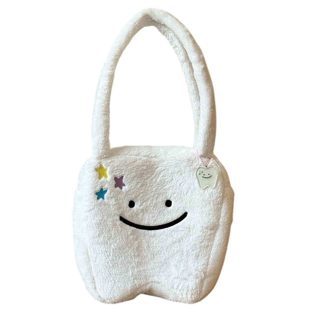 Cute Tooth Plush Tote