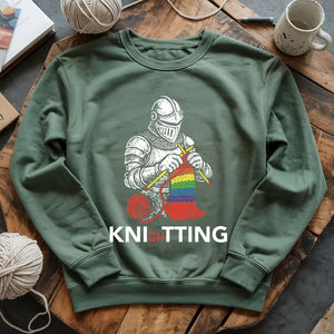 Knight Knitting Sweatshirt