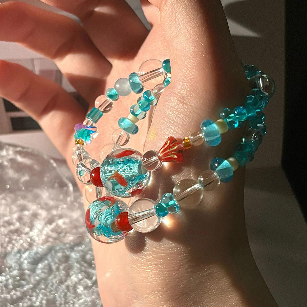 Goldfish Beaded Bracelet