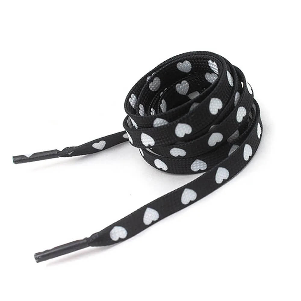 Hearts Print Shoe Laces